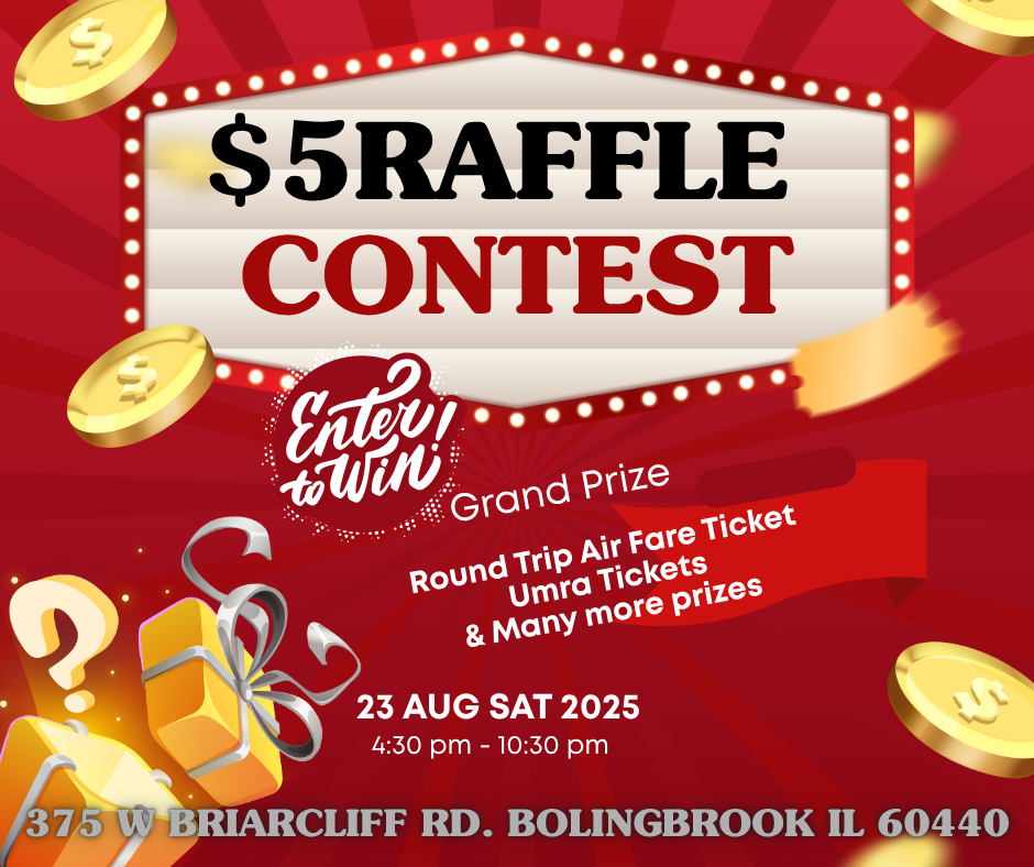Win Big! Your Chance to Win Umrah Ticket at Bolingbrook’s Pakistan’s Day Event!